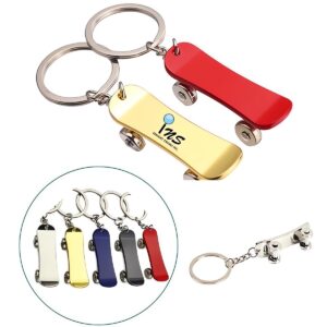 Scooter Shape Metal Keychain