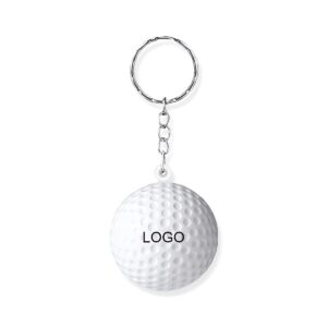 Golf Ball Stress Reliever Decompression Key Chain