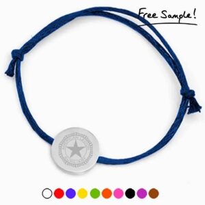 Unisex Metal Tag Bracelet