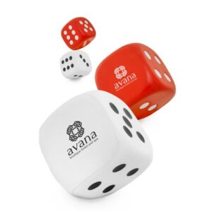 Dice Shaped Stress Ball