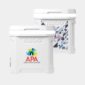 Igloo Ice Cube 60 Qt Rolling Cooler – White