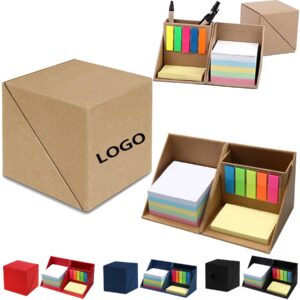 Cube Foldable Pen Holder Sticky Notes