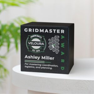 Lockhard Gunmetal Cube 3"