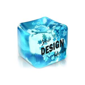 Snowflake Ice Cube Maltose Squishy Creative Stress Relief