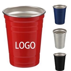 16 Oz. Reusable Stainless Steel Stadium Cup