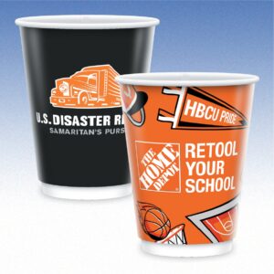 12 oz-Matte Double Wall Insulated Paper Cups