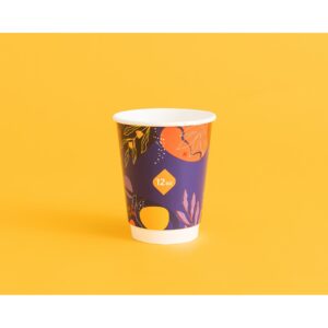 12 oz Double-Walled Branded Paper Cup