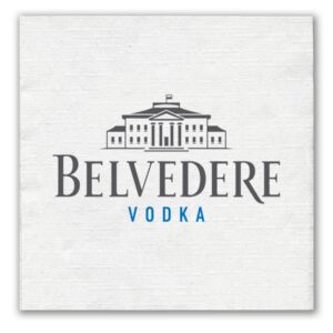 1-Ply White Beverage Napkin - Linen Embossed, FSC Certified