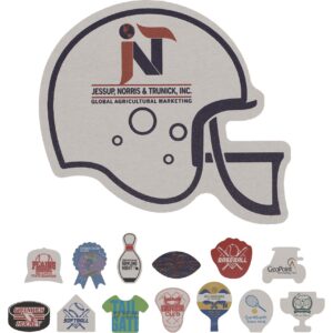 80 pt Stock Shape Pulpboard Coasters - Shape Category: Sports