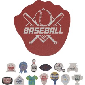 55 pt Stock Shape Pulpboard Coasters - Shape Category: Sports