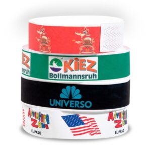 1" Full Color DuPont  Tyvek  Wristband