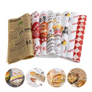Sandwich Hamburger Wrapping Grease Resistant Paper