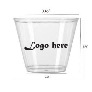 9 OZ Thickened Hard Plastic Cup