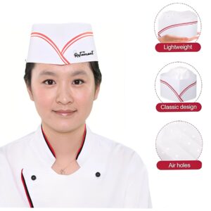 120g Disposable Soda Jerk Paper Cap Chef Hat Adjustable
