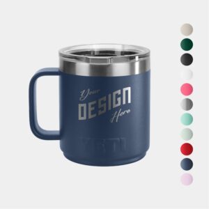 10 oz  Stainless Steel Insulated Stackable Ceramic Lining Mug