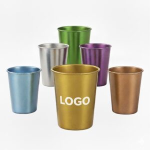 Custom Colorful Pure Titanium Cup