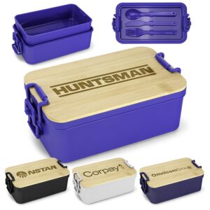 BambooNest Double Deck Lunch Box