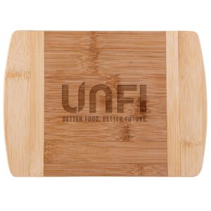 The Wellington 8-Inch Two-Tone Bamboo Cutting Board