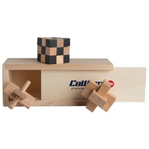 3" 1 Wooden Puzzle Box Set