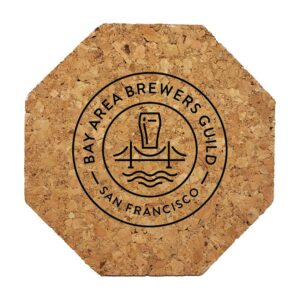 Octagon Cork Coaster