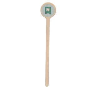 6" Round Wood Drink Stirrer