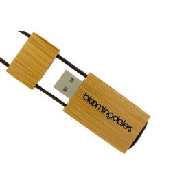 Wood Necklace USB Drive