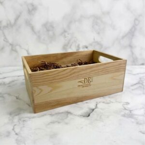 Light Wooden Crate 12x8.25x4.5"