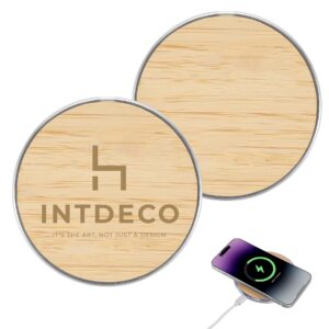 Bamboo 15W Wireless Charging Pad